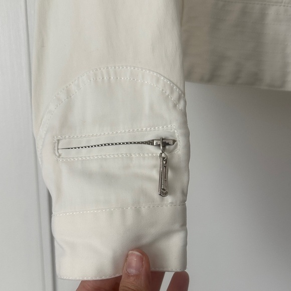 💫 Flash Sale💫White Moto Jacket - Picture 5 of 12